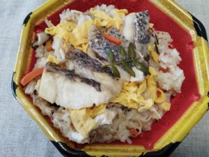 いかりスーパーの鯛めし
